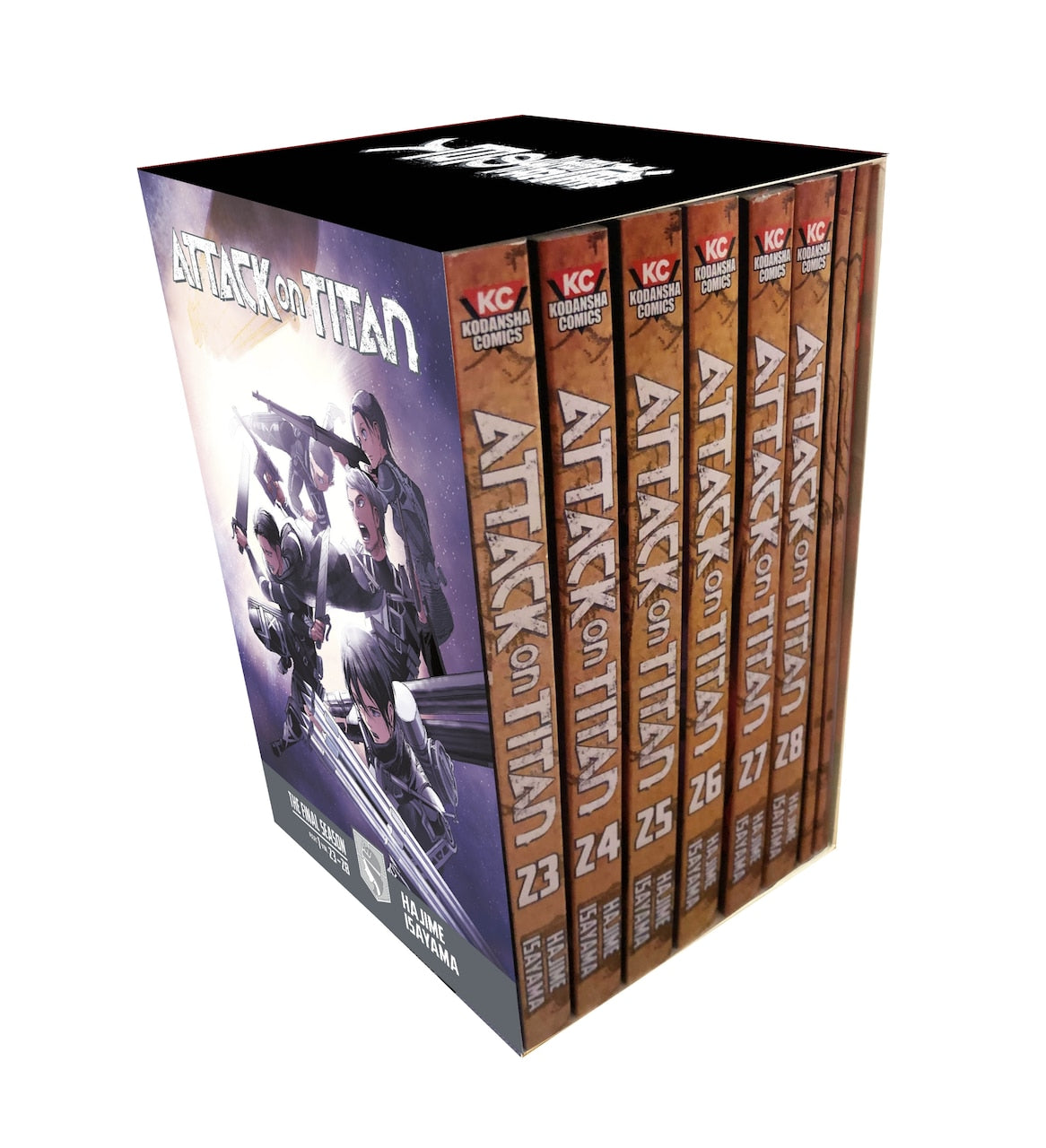 Attack on Titan The Final Season Part 1 Manga Box Set by Hajime