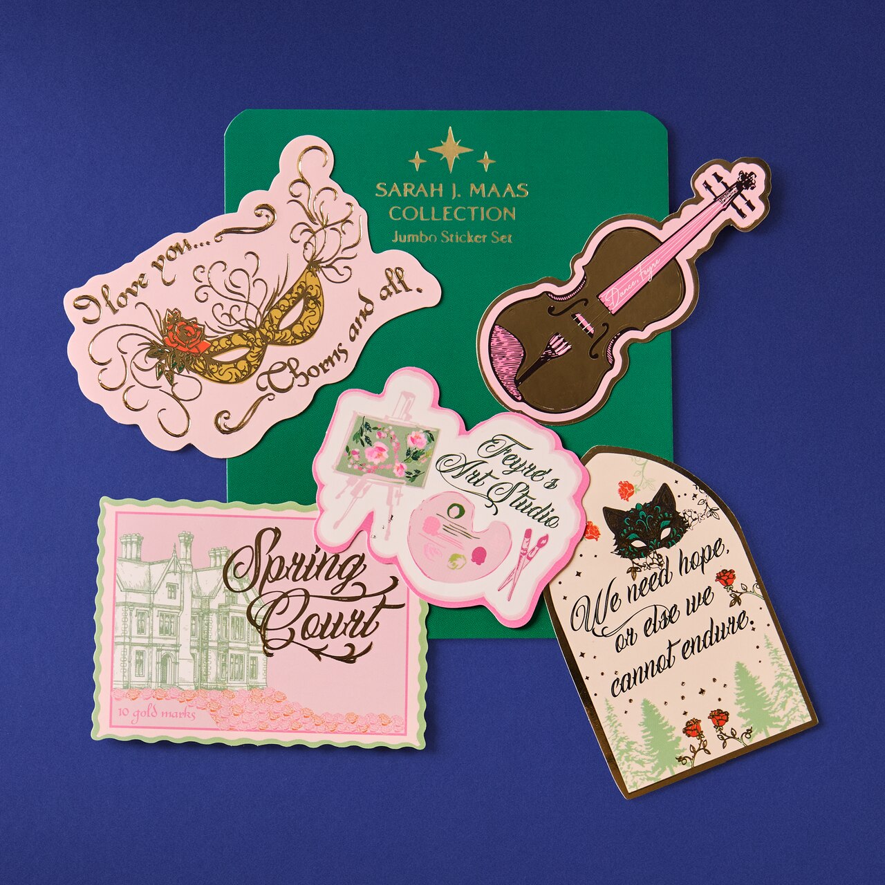 Jumbo Sticker Set, Spring Court - image 1