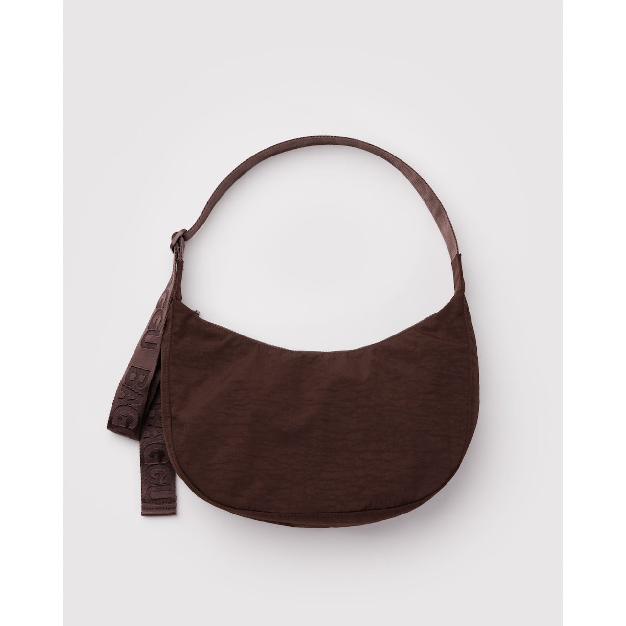 Medium Nylon Crescent Bag - Black | Indigo