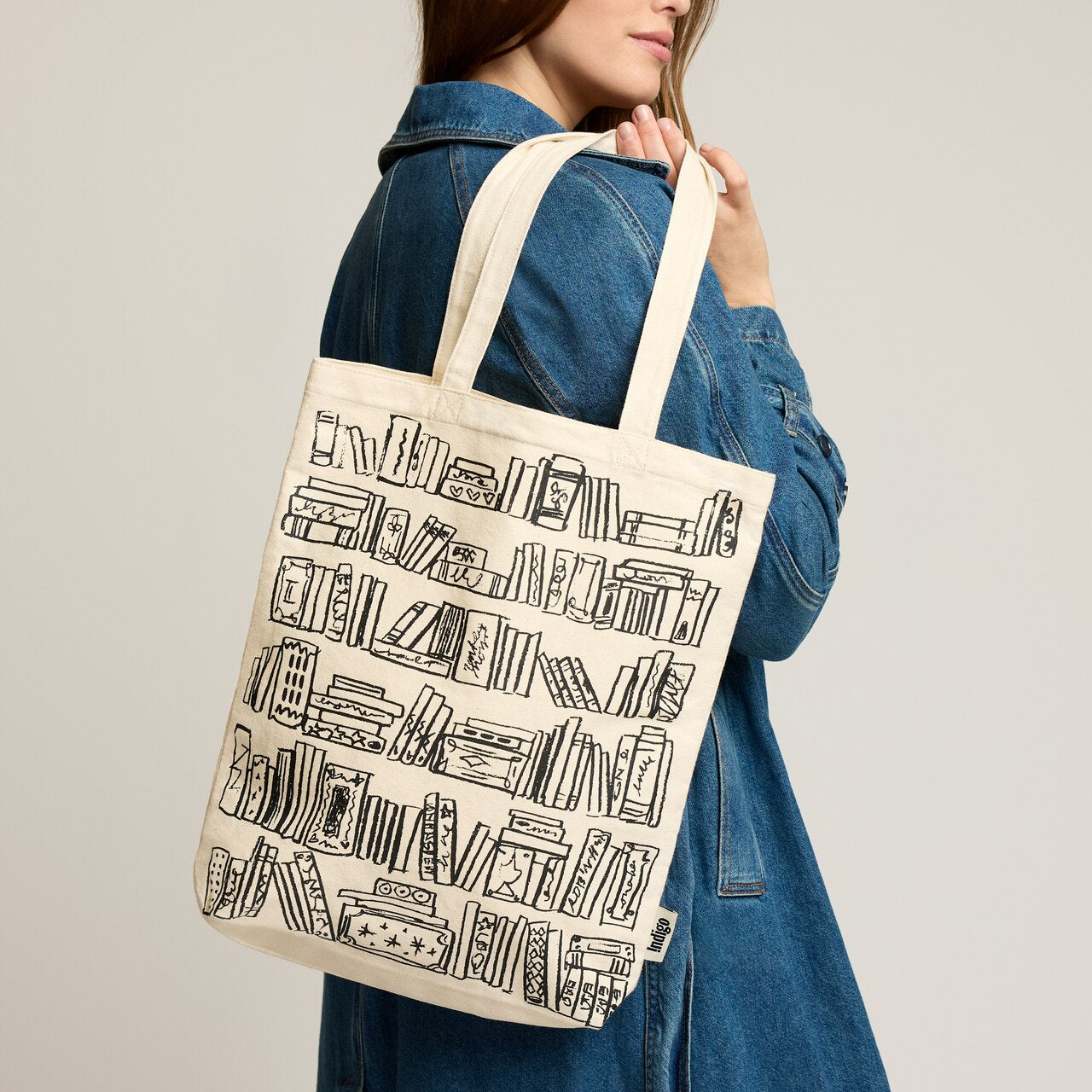 Organic Canvas Tote, Spines - image 1