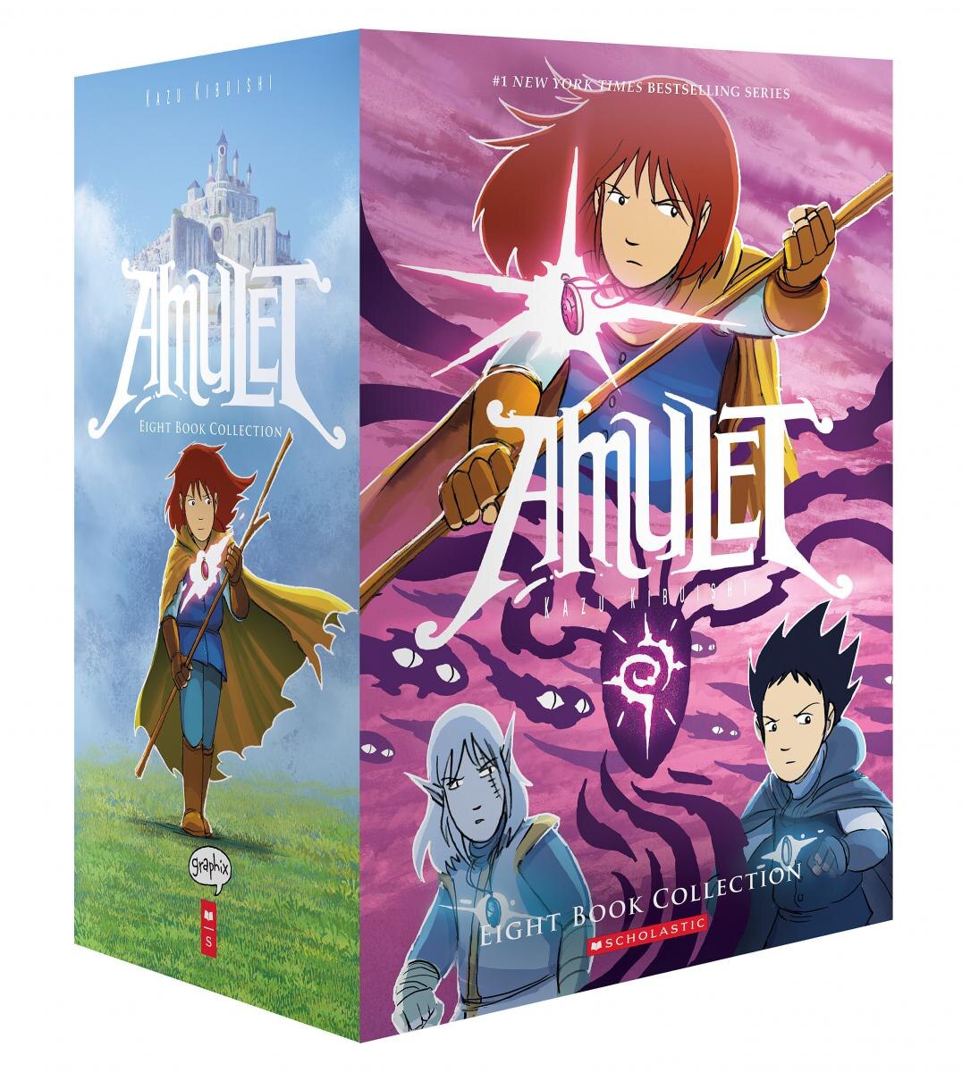 Amulet 4冊セット Amulet #1-8 Box Set by Kazu Kibuishi, (Boxed Set) | Indigo