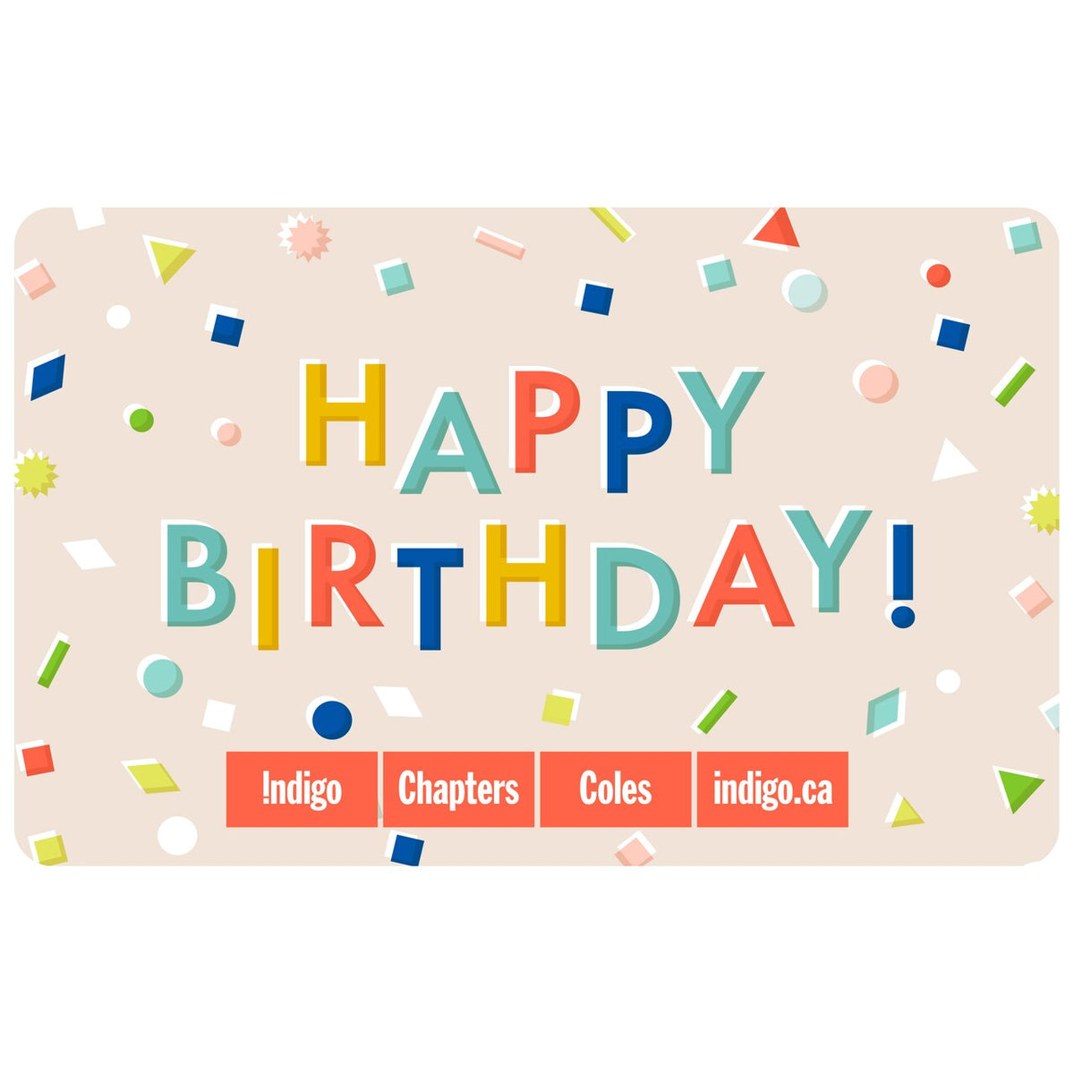 ColorfulBirthday Birthday Confetti Gift Card