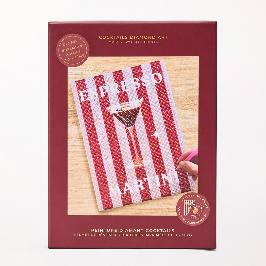 DIY-Diamond Art Kit, Cocktails | Indigo