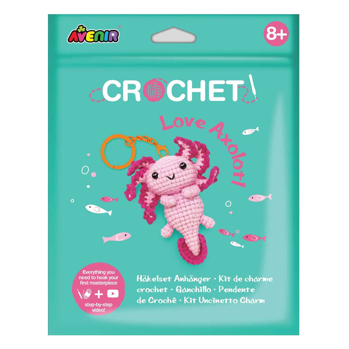 Crochet Love Axolotl - image 1