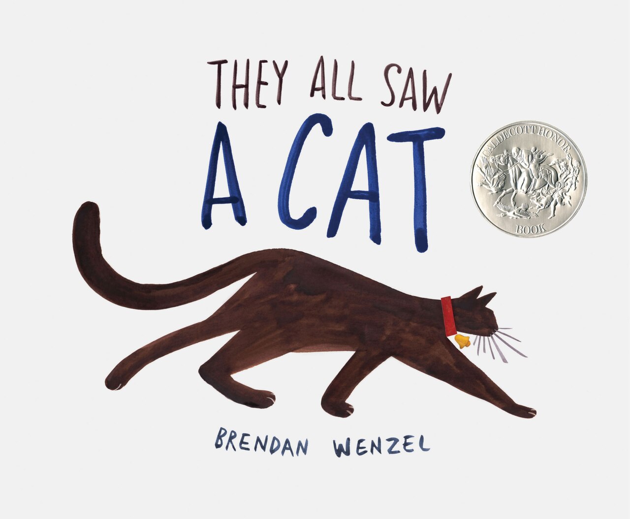 310 They all saw a cat 音声絵本 They All Saw A Cat (international Pb) by Brendan Wenzel