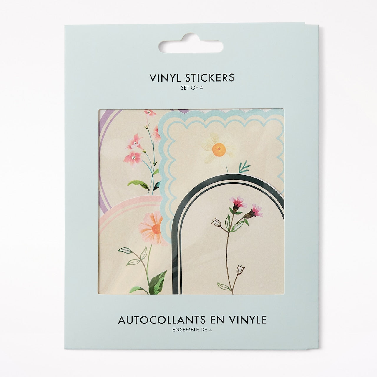 Spring Garden Vinyl Stickers, Set of 4 | Indigo