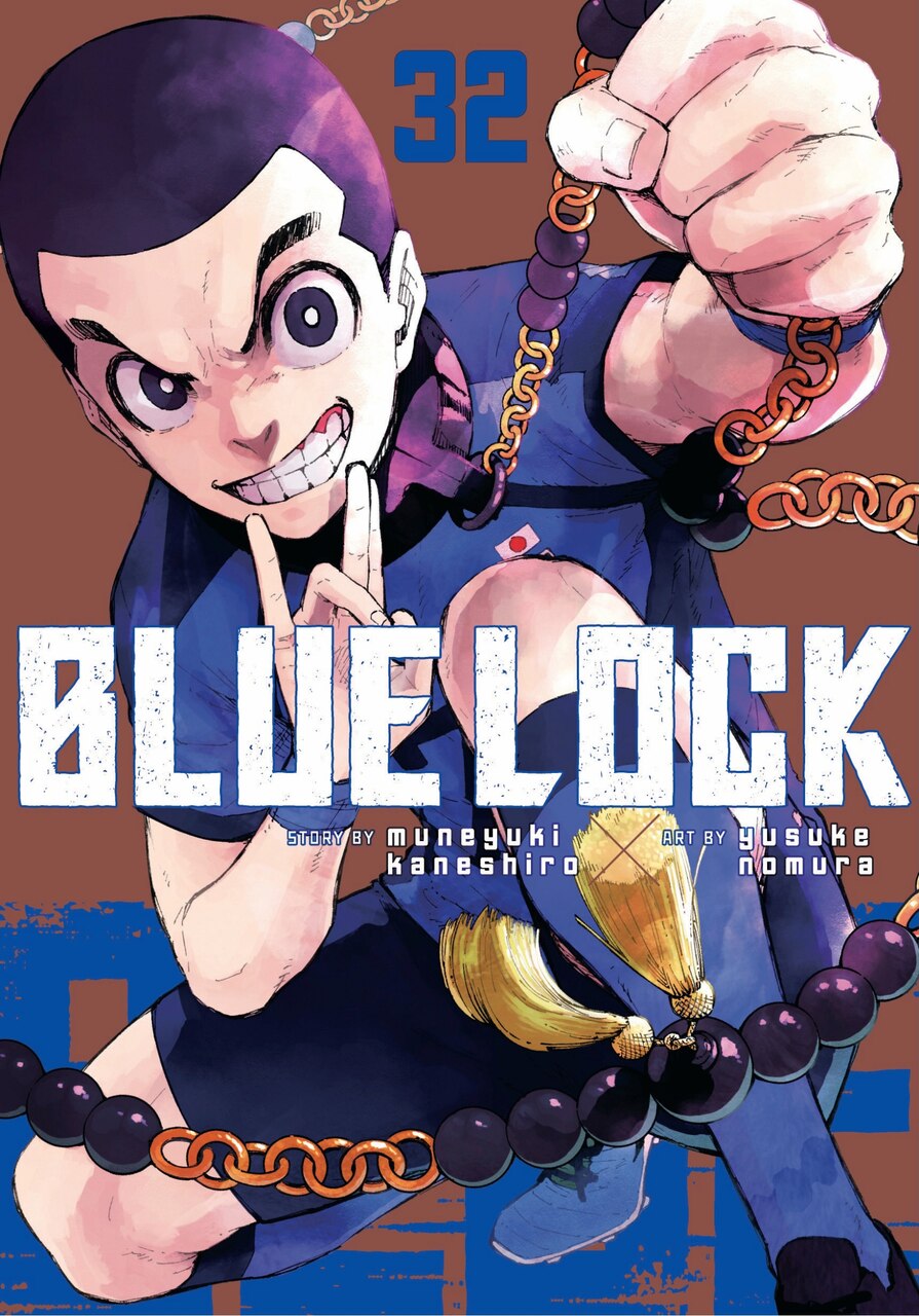 Blue Lock 32 by Muneyuki Kaneshiro, illustrated by Yusuke Nomura
