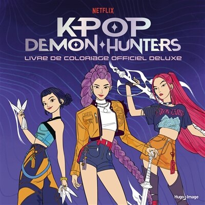 K-Pop Demon Hunters Livre de coloriage officiel deluxe - image 1