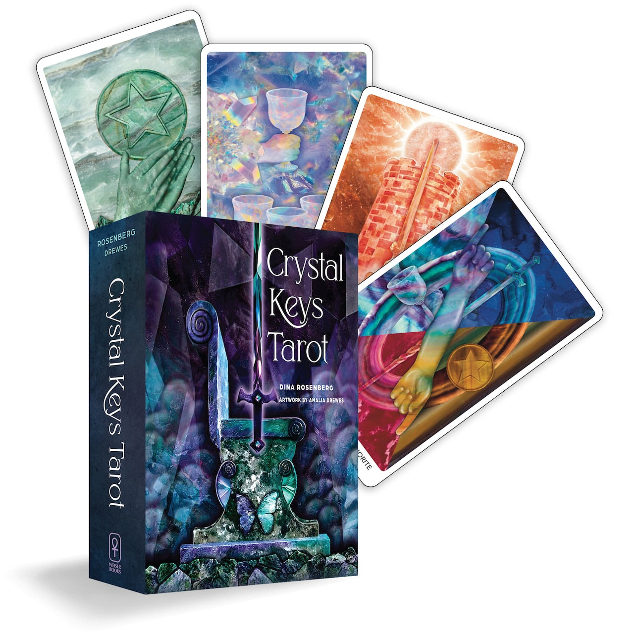 Crystal Keys Tarot: (78 Cards and 176-Page Full-Color Guidebook