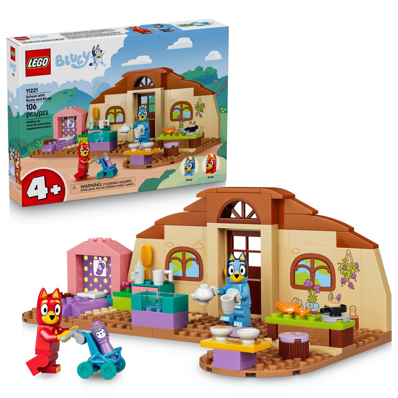 LEGO® L’école avec Rusty et Bluey - 11221 - image 1