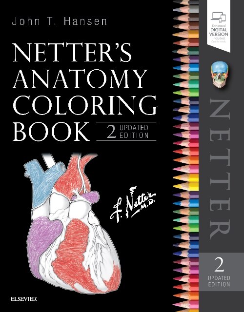 Netter's Anatomy Coloring Book by John T. Hansen, (Paperback (2026