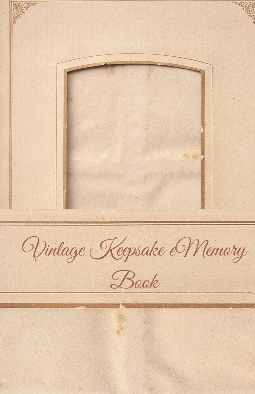 Vintage Keepsake Memory Book: Classic Keepsake Memory Book/Photo