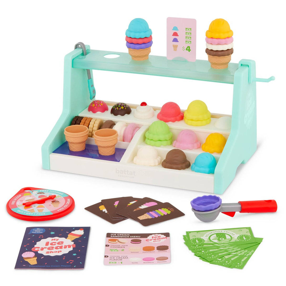 Battat My Ice Cream Shop Educational Playset - image 1