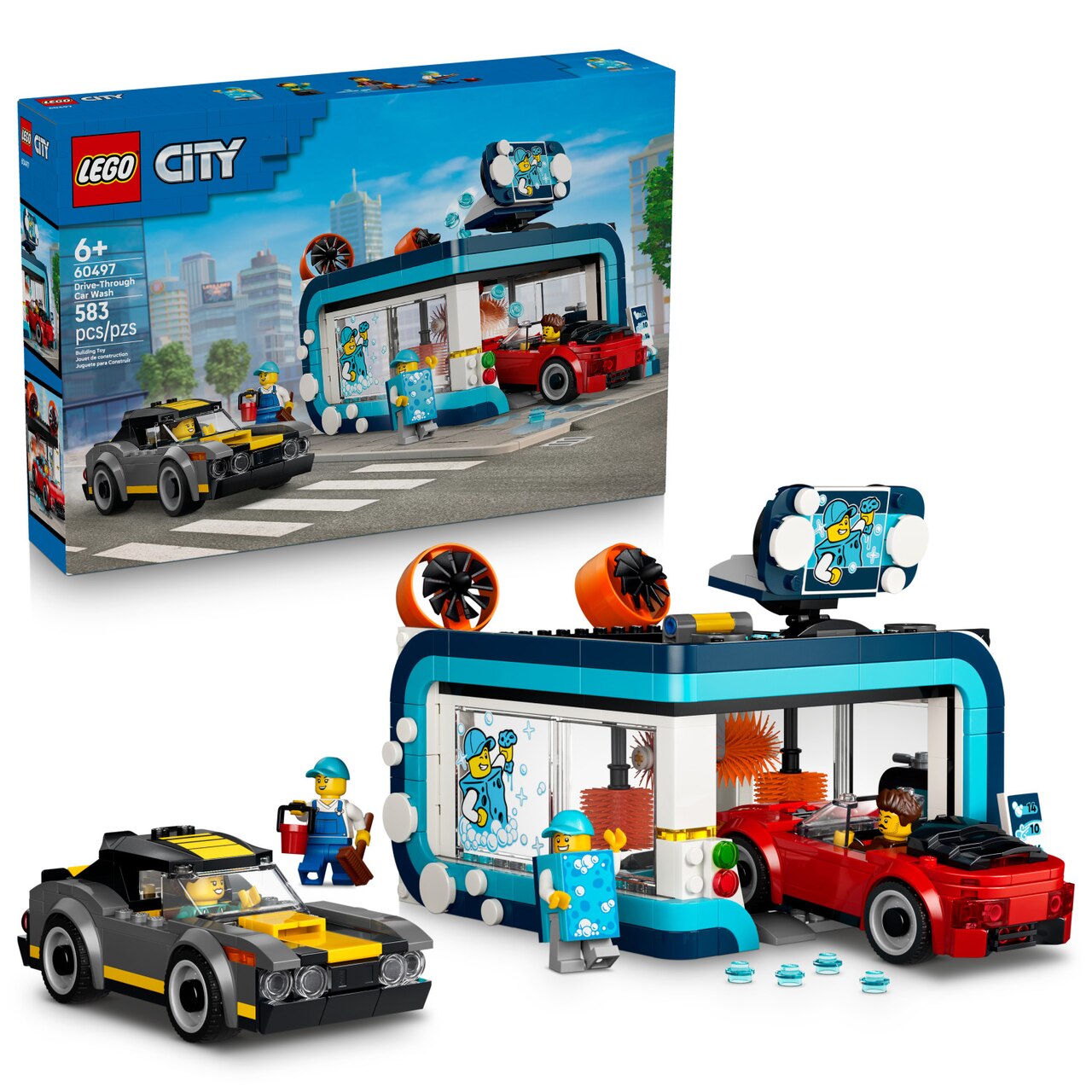 LEGO® Drive-Through Car Wash - 60497 - image 1