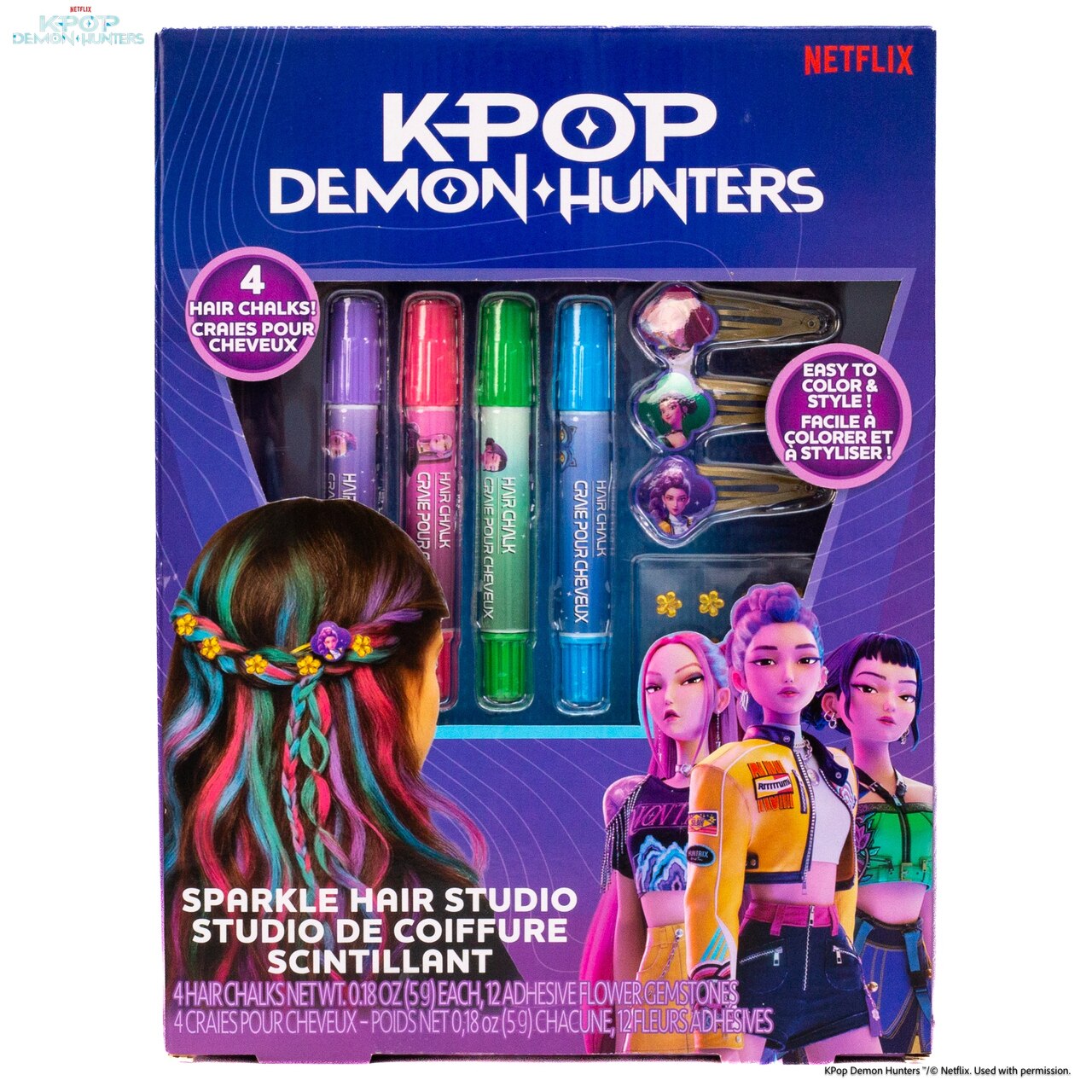 Netflix KPop Demon Hunters™ Hair Chalk Studio - image 1