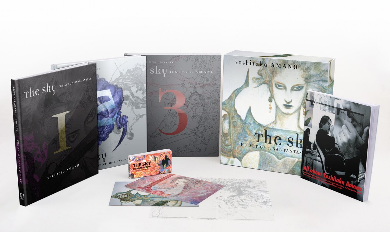 Yoshitaka Amano The Sky 3巻セット The Sky: The Art of Final Fantasy Boxed Set (Second Edition