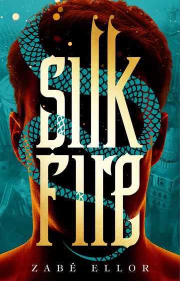 The cover of the novel Silk Fire by Zabé Ellor. Its caption says, Silk Fire by Zabé Ellor. January 15.