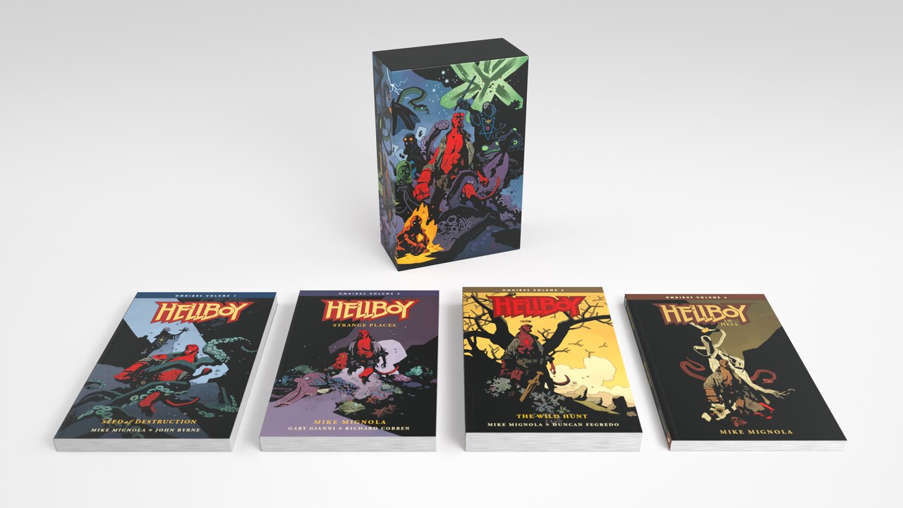 HELLBOY LIBRARY EDITION ヘルボーイ　1 & 2 セット Hellboy Omnibus Boxed Set by Mike Mignola, (Boxed Set) | Indigo