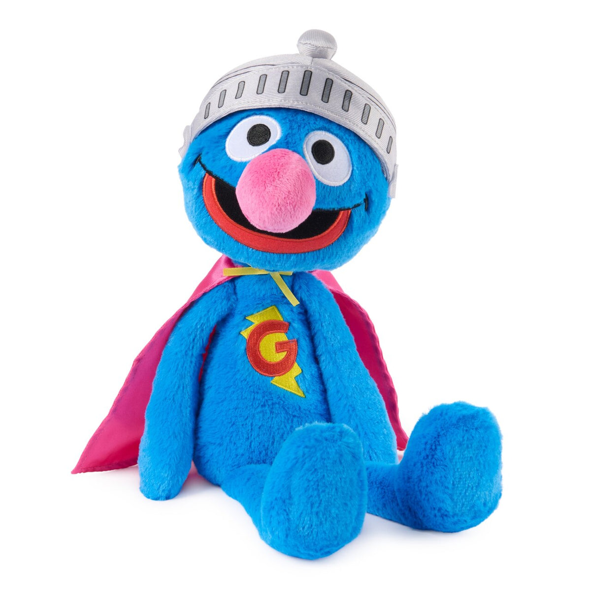 GUND, Sesame Street, Peluche officielle Super Grover Toothpick, marionnette  - image 1