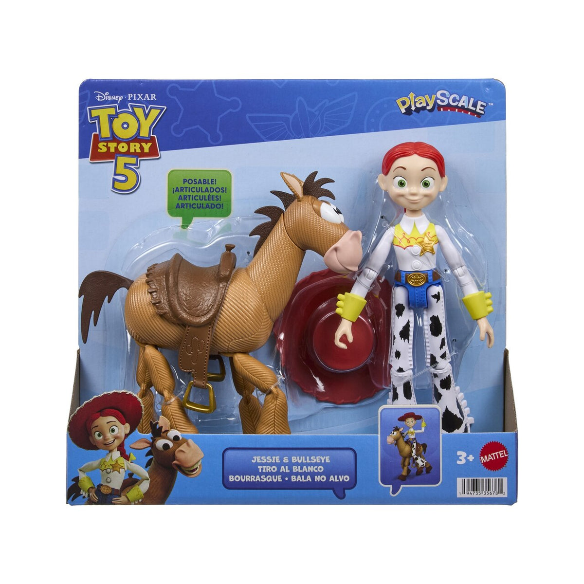 Pixar Toy Story 5-Coffret de 2 figurines articulées Jessie et Pile-Poil - image 1