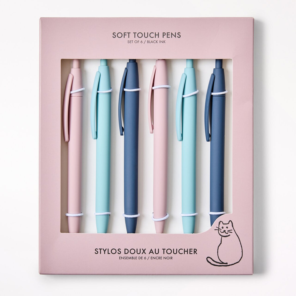 Soft Touch Pens, Set of 6 - image 1