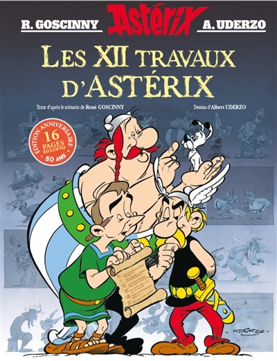 Les XII travaux d'Astérix - Édition 50 ans: d'après le film animé par les Studios Idéfix - image 1