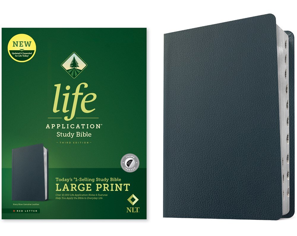 NLT Life Application Study Bible, Third Edition, Large Print
