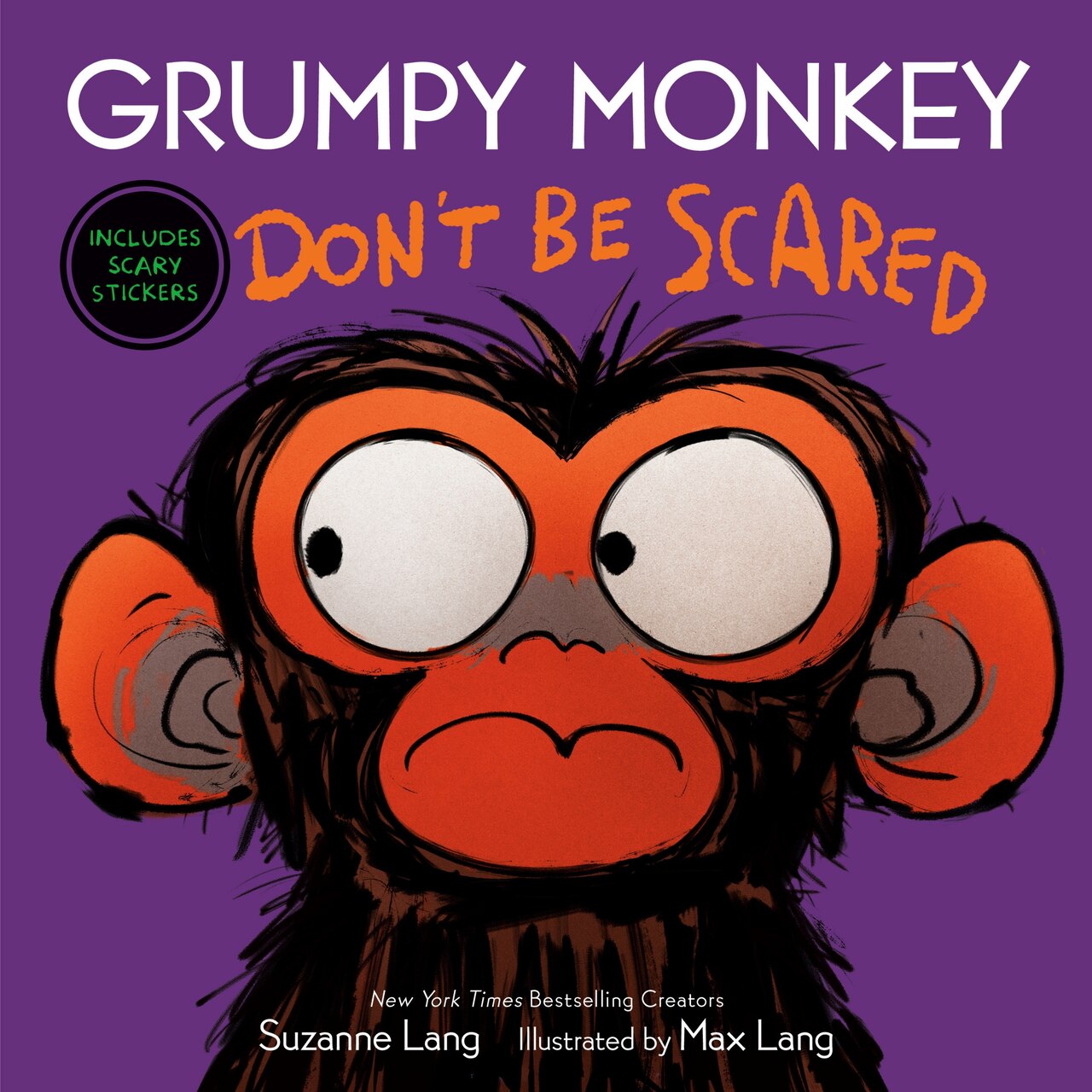 Grumpy Monkey Don't Be Scared: Includes Scary Stickers - image 1