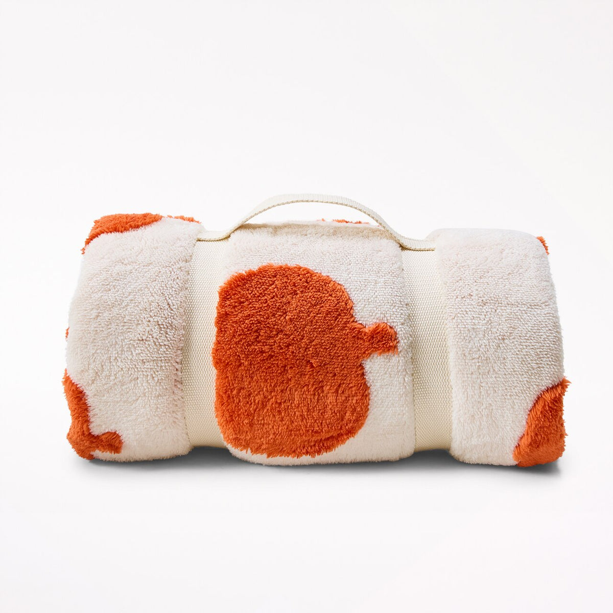 Sherpa Throw, Pumpkin - image 1