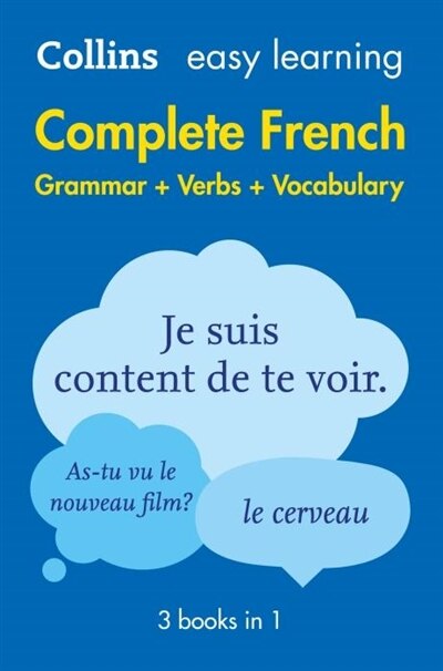Easy Learning French Complete Grammar, Verbs and Vocabulary (3 books in 1): Trusted support for learning - image 1