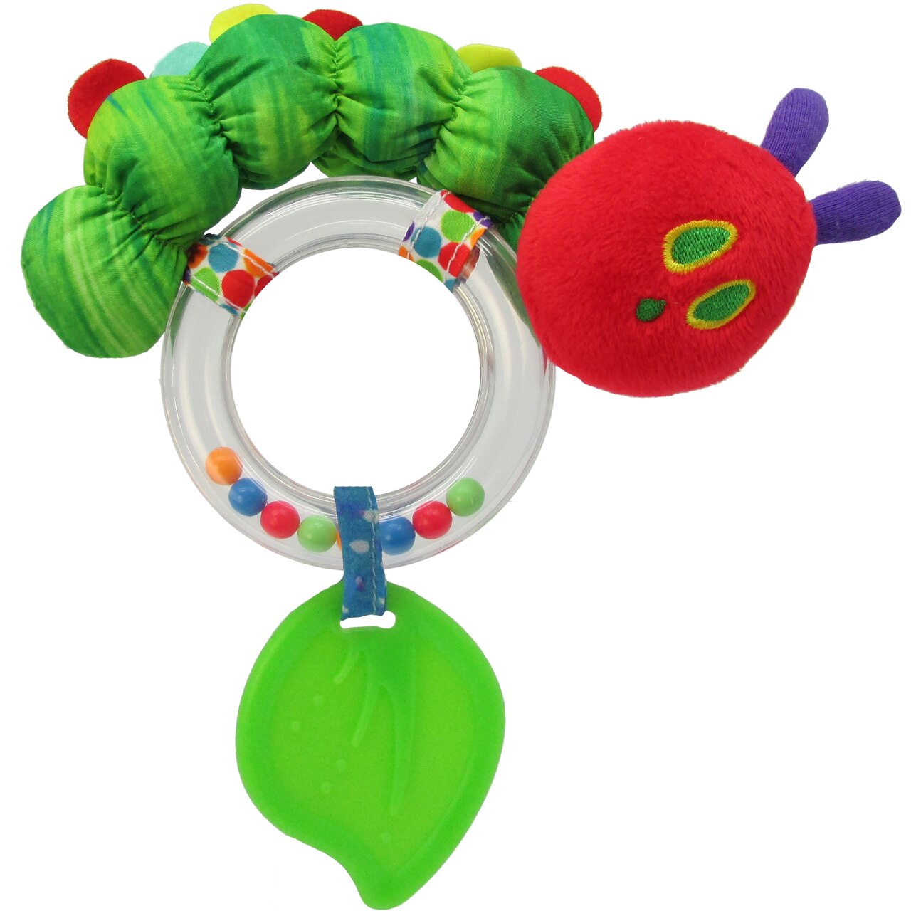 Hochet en forme de chenille EC avec perles - image 1
