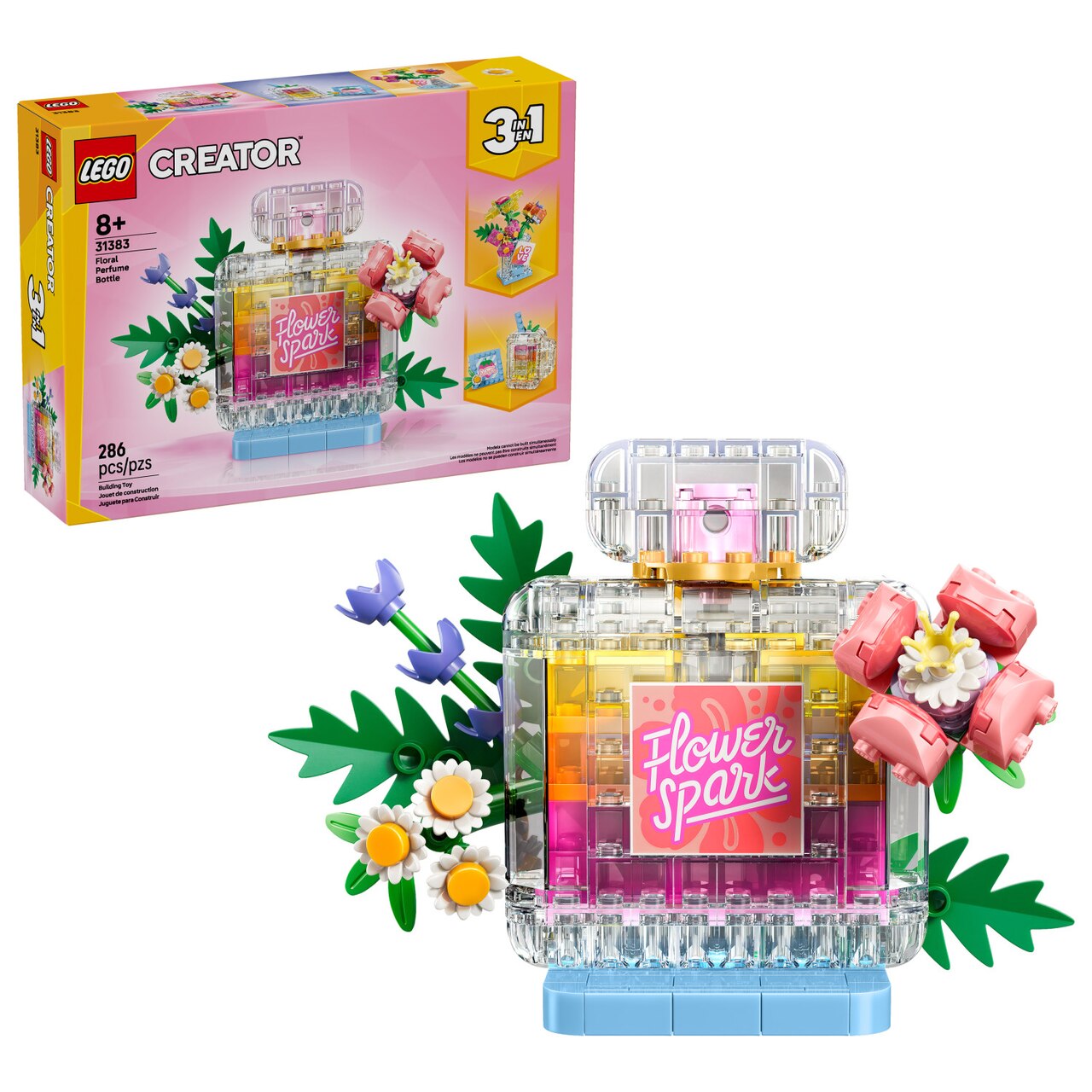 LEGO® Floral Decor Perfume Bottle - 31383 - image 1