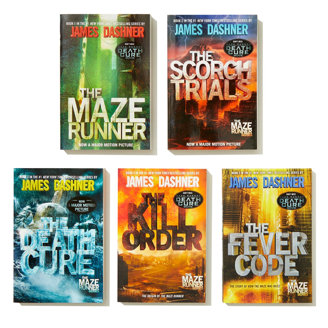 The Maze Runner Series (4-Book) by James Dashner, (Boxed Set (2017