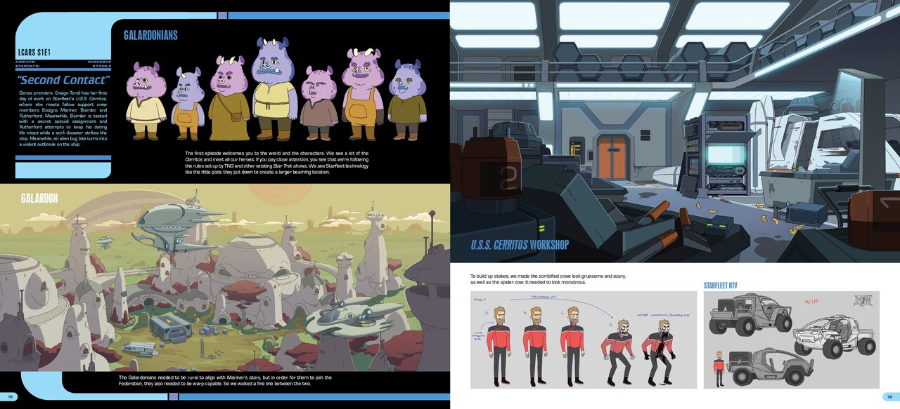 The Art of Star Trek: Lower Decks by Megan Trevino, (Hardcover 