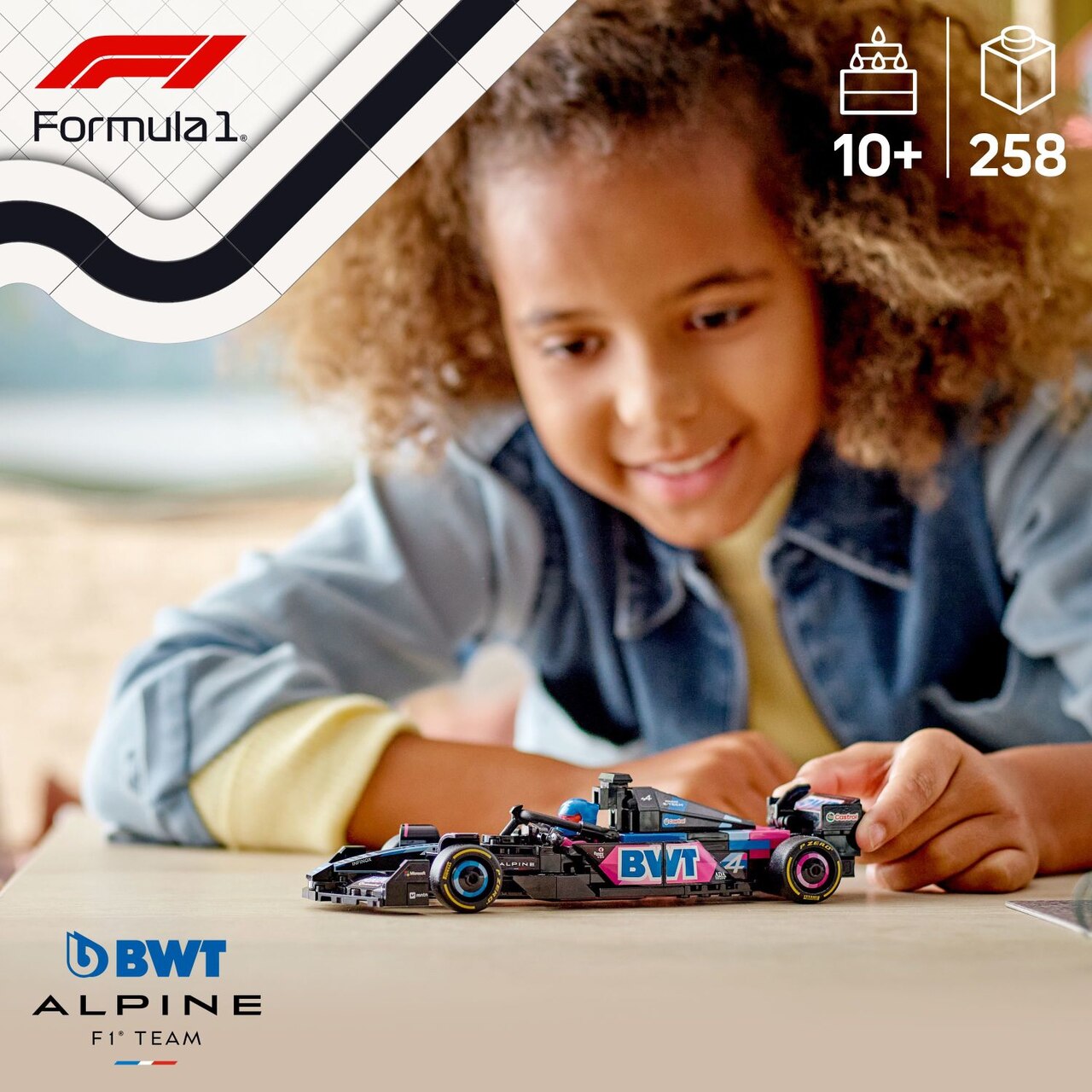 LEGO® BWT Alpine F1® Team A524 Race Car 77248 | Indigo