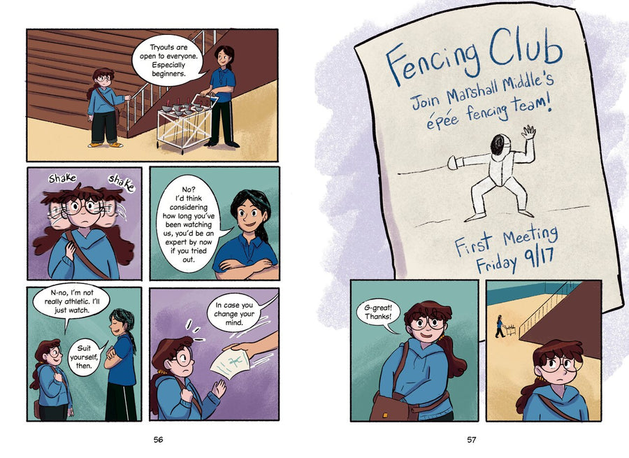 On Guard!: A Marshall Middle School Graphic Novel by Cassidy Wasserman ...