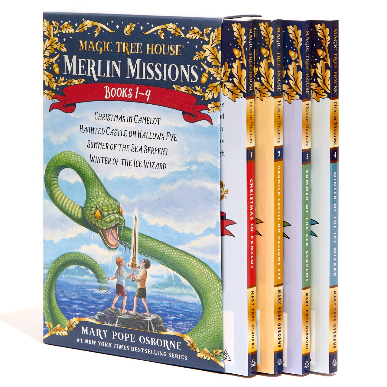 Magic Tree House Merlin Missions Books 1-4 Boxed Set: Christmas in