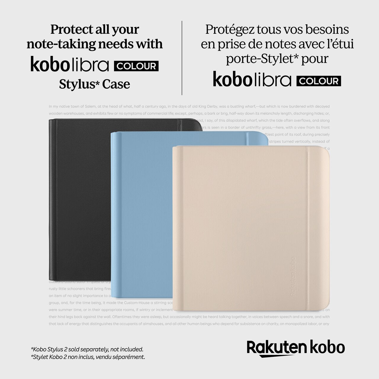 Kobo Libra Colour Notebook SleepCover | Indigo
