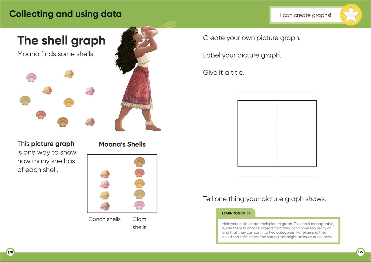 ディズニーラーニング 読み書き算数ワークブック1 Disney Learning Disney Learning Big Workbook Grade 1: Math & English Workbook for