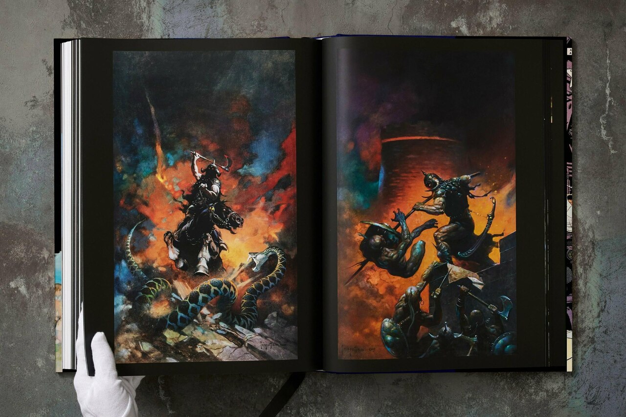 The Fantastic Worlds of Frank Frazetta by Dan Nadel, (Hardcover