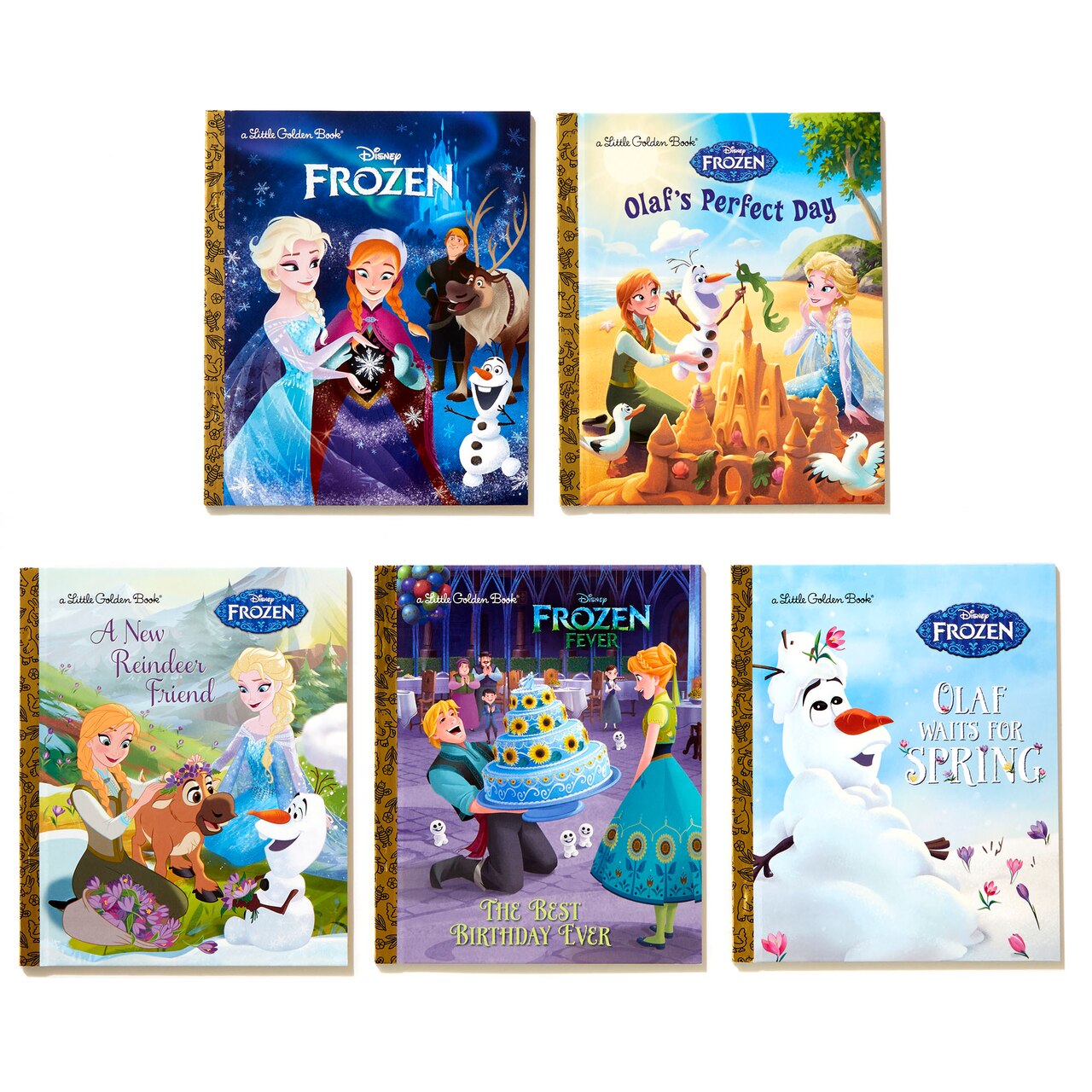 Frozen Little Golden Book Library (Disney Frozen): Frozen; A New