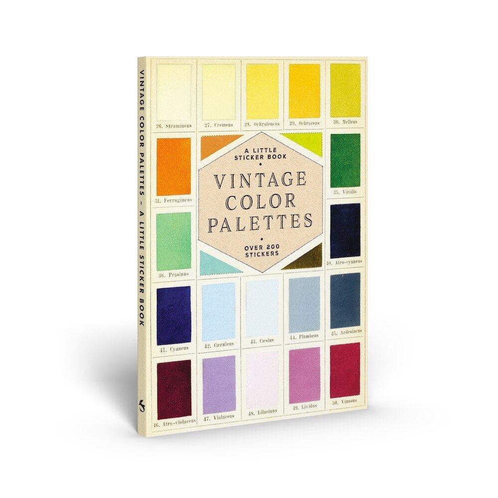 Vintage Colour Palettes: A Little Sticker Book by Skittledog