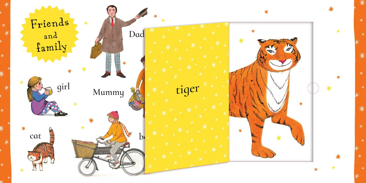 The Tiger Who Came to Tea: First Words: A lift-the-flap book by