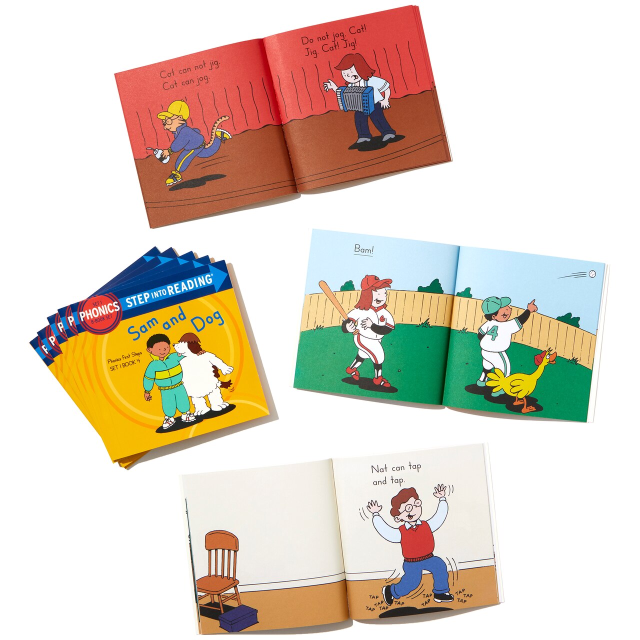 Step into Reading Set 1 Phonics First Steps Box Set: Includes 8