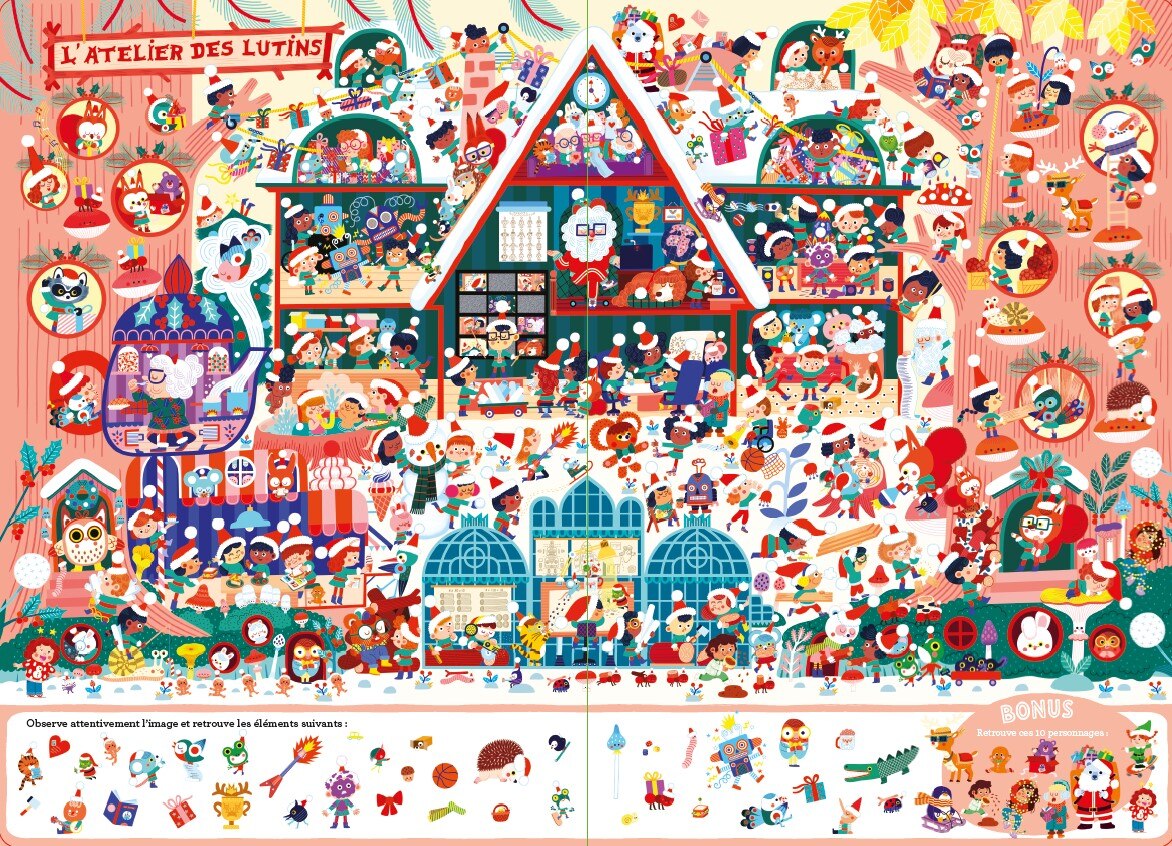 Giant Seek-and-Find Merry Christmas! (Board Book) | Indigo
