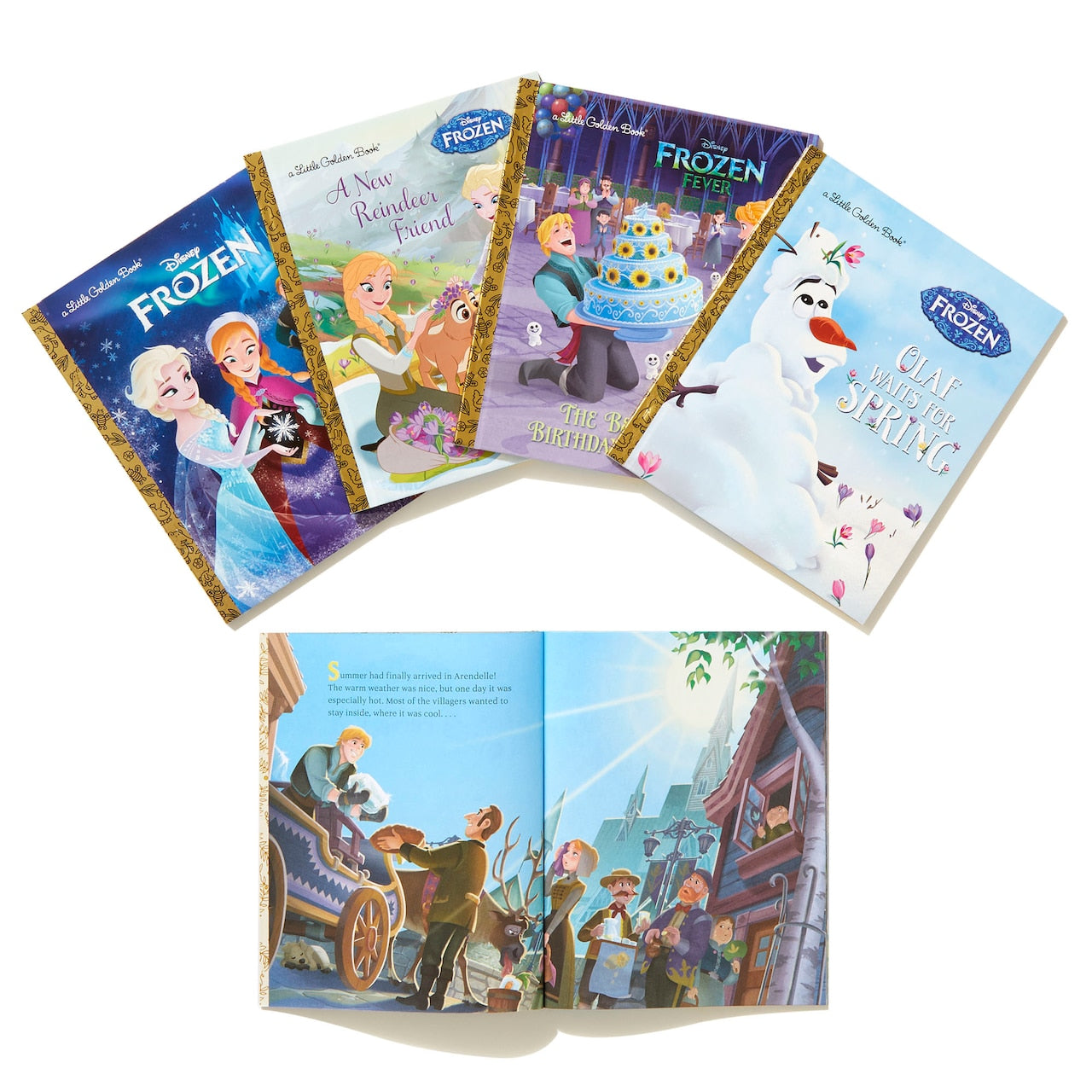 Frozen Little Golden Book Library (Disney Frozen): Frozen; A New