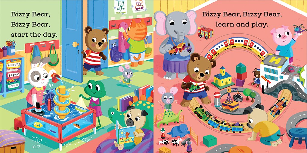 Bizzy bear シリーズ7冊 Bizzy Bear: Preschool: (Interactive Classroom Board Book for
