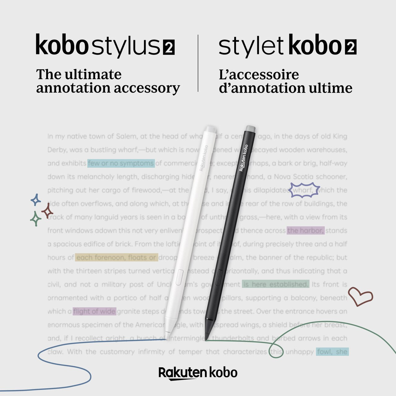 Kobo Stylus 2, White | Indigo