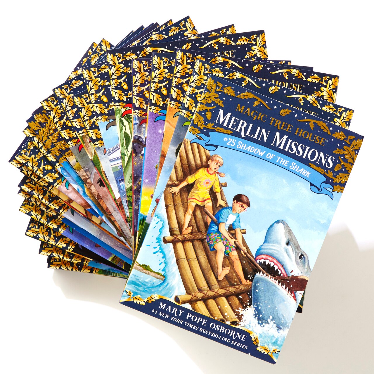 英語　Magic Tree House 60冊セット　Merlin Misson Magic Tree House Merlin Missions Books 1-25 Boxed Set by Mary Pope