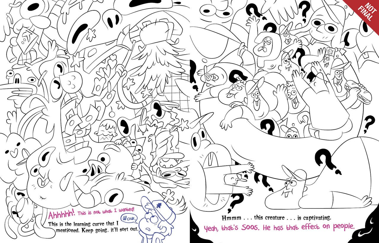 Gravity Falls: Don't Color This Book!: It's Cursed! by Emmy
